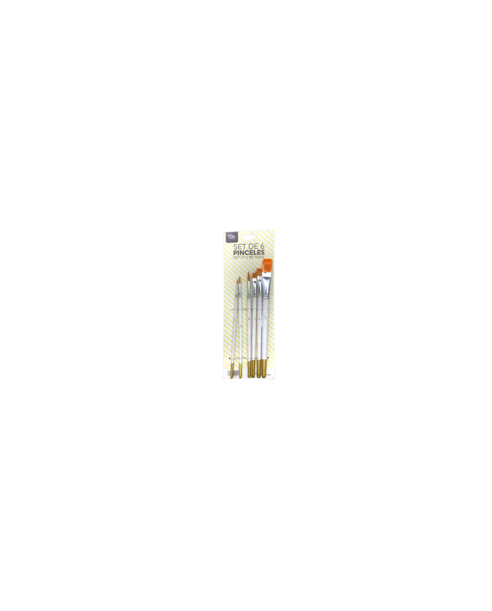 AZ00221 - KIT PINCEIS P/ PINTAR (6UNID)