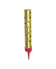 345358 - VELA OURO C/PURPURINA H13CM Nº8