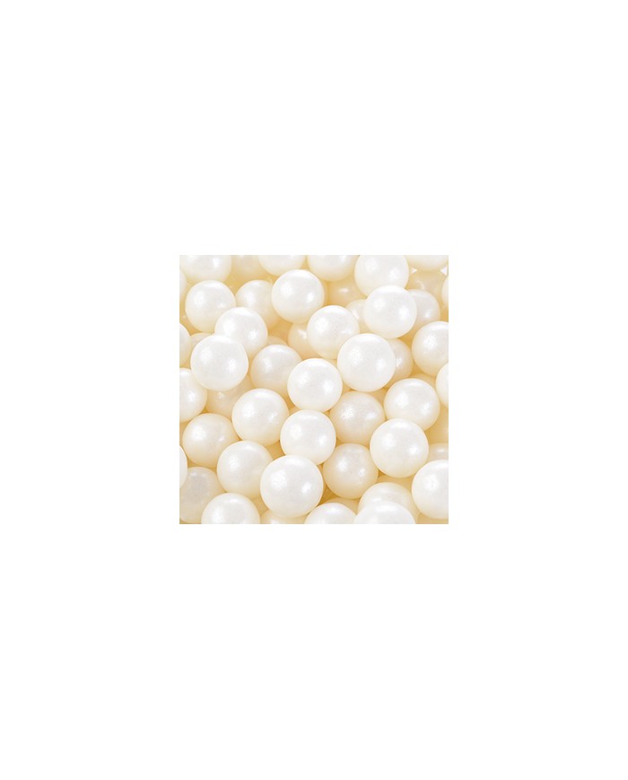 PEROLAS PERLADAS BRANCAS 9 MM (1 KG) - 25680/24156G
