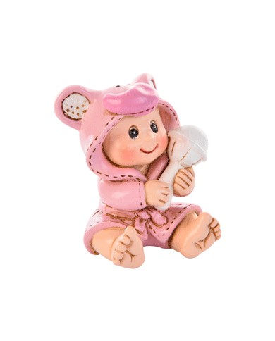 BEBÉ EM PIJAMAS ROSA 26197B