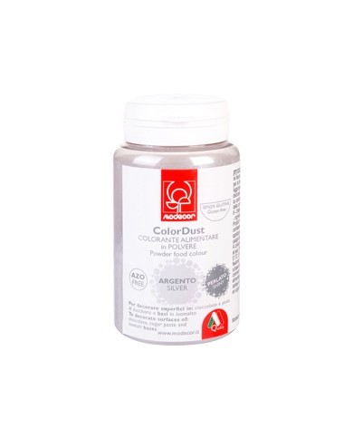 23667 - CORANTE PEROLADO EM PÓ PRATA 25 GR