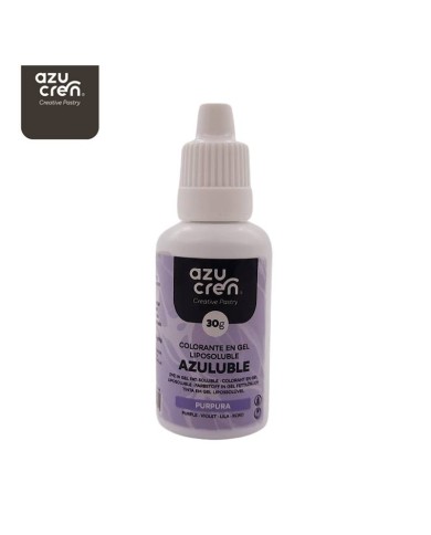 AZ01535 -CORANTE LIPOSSOLÚVEL EM GEL PURPURA  30 ML AZULUBLE