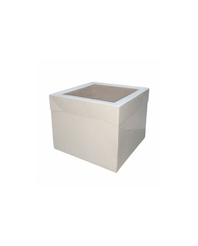 AZ01987 - CAIXA PARA BOLO COM JANELA SUPERIOR - 25 X 25 X 20 CM
