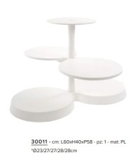 SUPORTE QUADRADO C/DIAMANTES 25CM H32-342042
