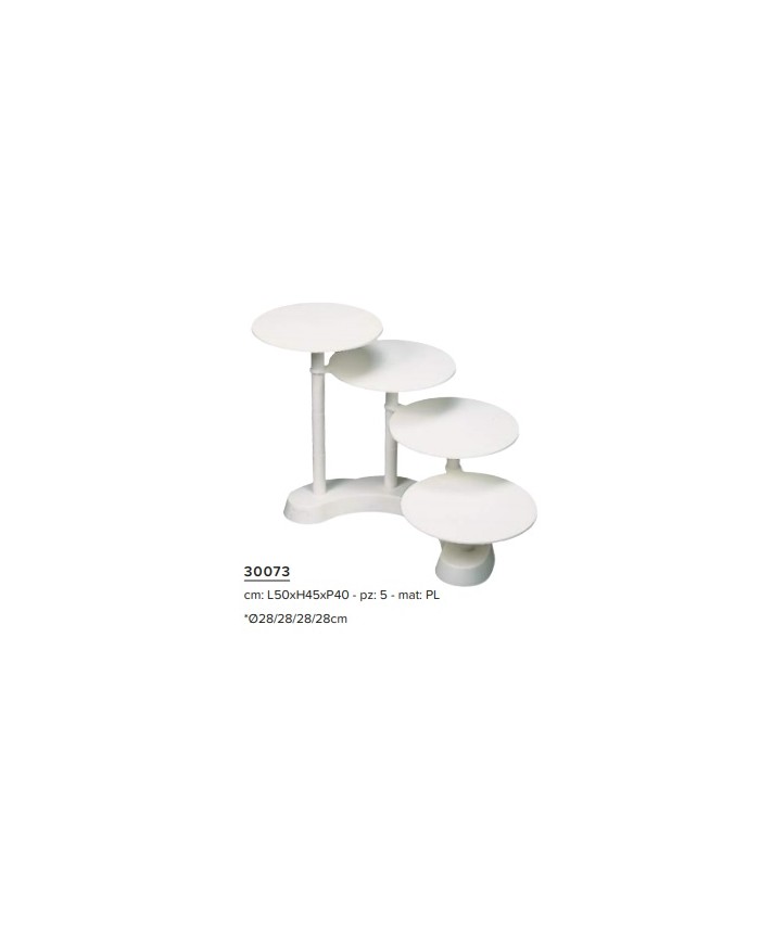 SUPORTE P/BOLOS 4 PRATOS - 30073