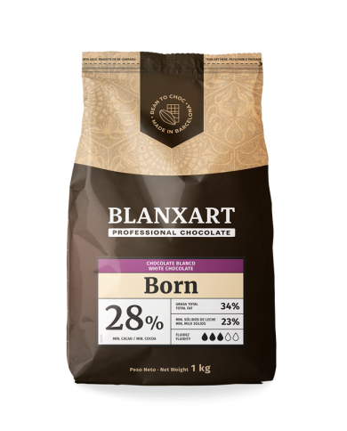 CHOCOLATE PURO BRANCO BLANXART BORN 10 KG