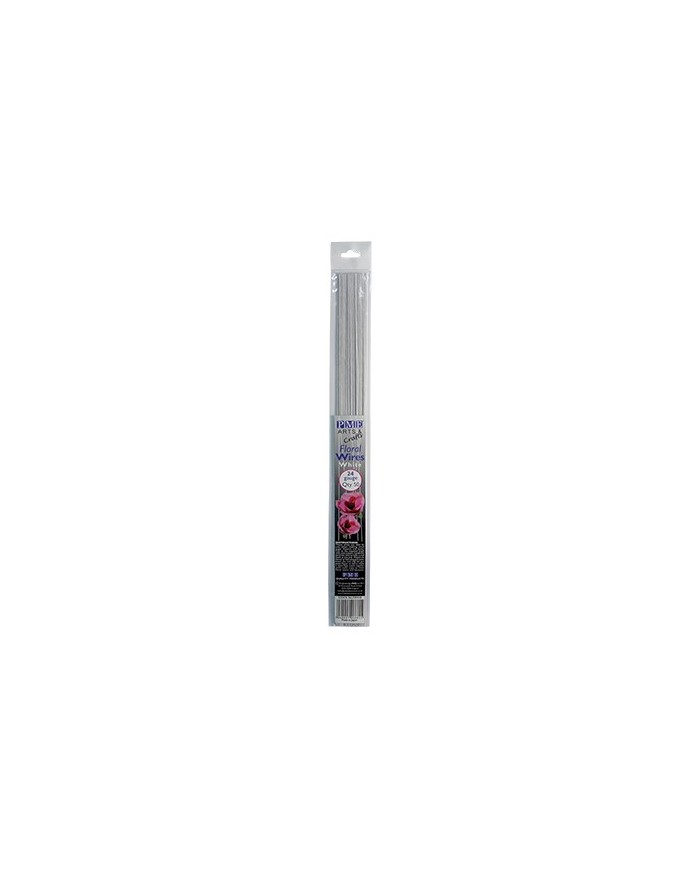 FW124 -  ARAME DE FLORES BRANCO 24 MM