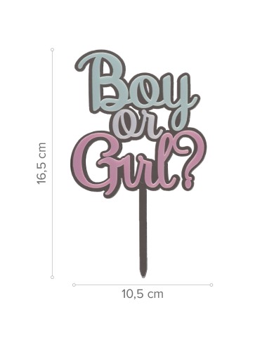 354198 - CAKE TOPPER BOY OR GIRL