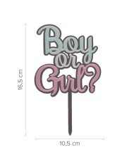 354198 - CAKE TOPPER BOY OR GIRL