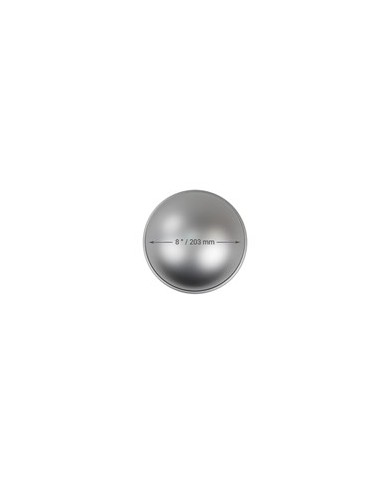 BALL084 - FORMA P/ BOLO ALUMINIO COM FORMATO BOLA  Ø 203MM