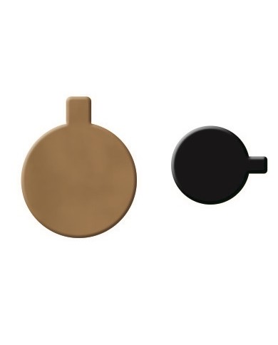 MF15550 - BASES RED 8CM OURO/PRETO C/200