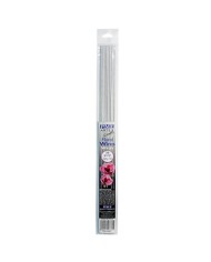 FW118 - ARAMES PARA FLORES BRANCAS CALIBRE 18, 36 CM, 50 UNID