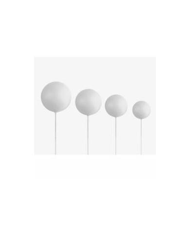 AZ01935 - KIT 20 BOLAS DECORATIVAS  BRANCAS