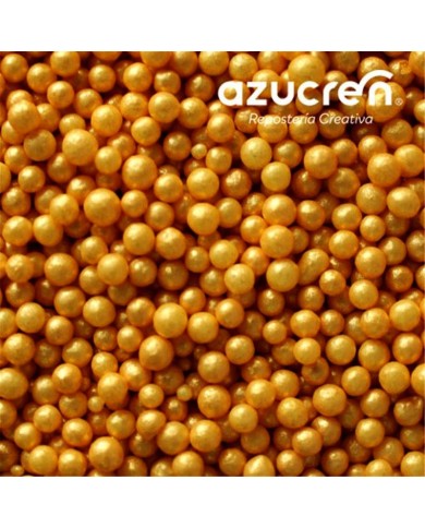 AZ01141 - PEROLAS OURO 4MM - 90 GR