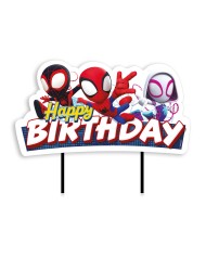 354165 - CAKE TOPPER 8 DESENHOS SPIDEY 16 UNIDS