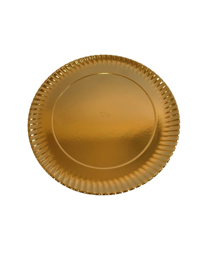 PRATO DOURADO  25 CM (100 UN) - 10362