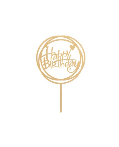 354112 - TOPPER HAPPY BIRTHDAY 15,4X10CM
