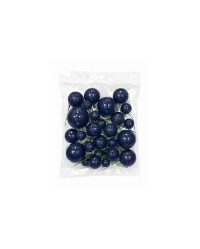 AZ02090 - SET 20 BOLOS DECORATIVAS AZUL NAVY