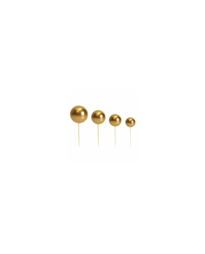 AZ01933 - KIT 20 BOLAS DECORATIVAS OURO