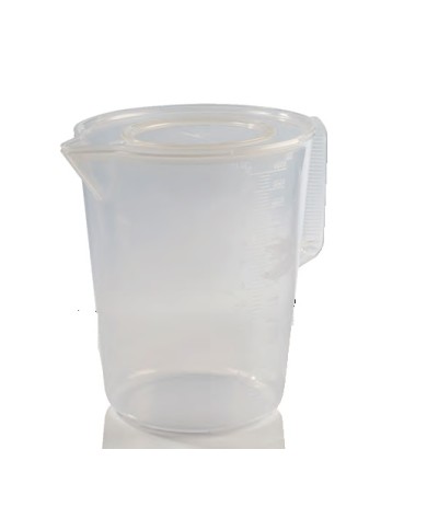CFTRA6C - COPO GRADUADO TRANSPARENTE 6 LT C/TAMPA