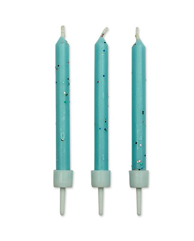 CA025 - VELAS AZUIS C/BRILHANTES
