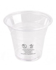 COPO DE PLÁSTICO TRANSP. PET 9OZ 266 ML (50UN)