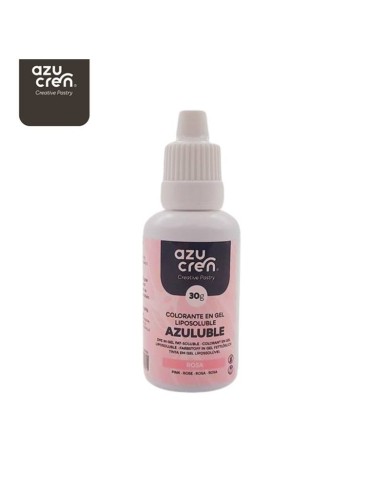 AZ01521 - CORANTE LIPOSSOLUVEL EM GEL ROSA 30ML AZULUBLE