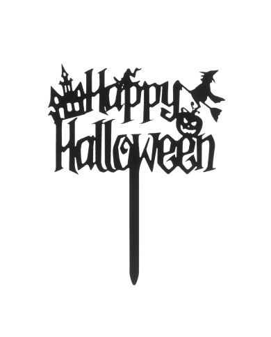 354167 - CAKE TOPPER HALLOWEEN BRUXA
