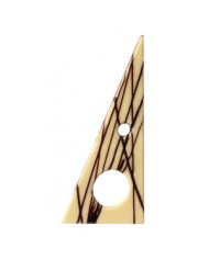 428107 - QUADRADO MARMORE CHOCO BRANCO 40X40MM (390 UNID)