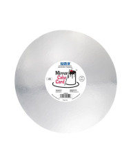 BASE EFEITO ESPELHO PRATA 30 CM (3UN) - CMRS924