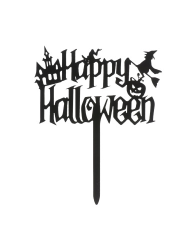 354167 - CAKE TOPPER HALLOWEEN BRUXA