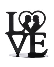 28507 - NOIVOS  LOVE EM METAL