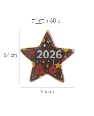 428191 - DECORAÇÃO CHOCO ESTRELA 2026 (84 UNID)