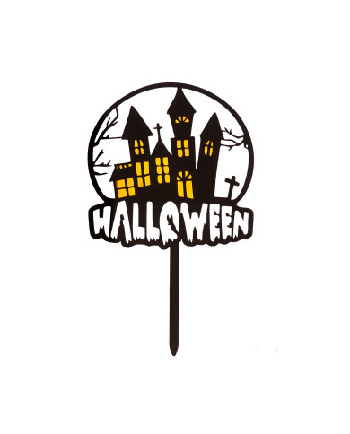 354187 - CAKE TOPPER HALLOWEEN CASA ENCANTADA