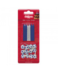 BLISTER 12 VELAS FUTEBOL - 345315