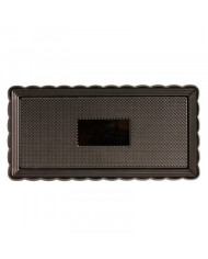 TRAVESSA PL NEGRA 30X15CM - 515421