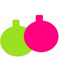 MF15581 - MINI DISCOS 8CMM ROSA/VERDE C/200