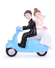 NOIVOS EM VESPA AZUL  REF.28481