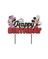 359011 - CAKE TOPPER MICKEY & MINNIE 17,5X15CM