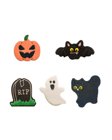 205234 - DECORAÇÃO EM AÇÚCAR HALLOWEEN SORTIDA (40 UNID)
