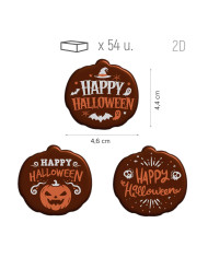 428195 - DECORAÇÃO CHOCO SORTIDA HALLOWEEN (54 UNID)