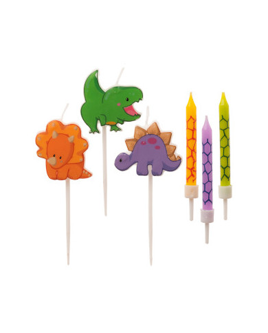 345407 - MIX VELAS DINOSAUROS