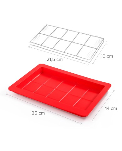 526153 - MOLDE SILICONE TABLET CHOCOLATE CLÁSSICA