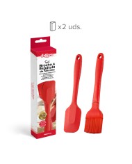 641000 - CONJUNTO  PINCEL + ESPÁTULA DE SILICONE HOME BAKING