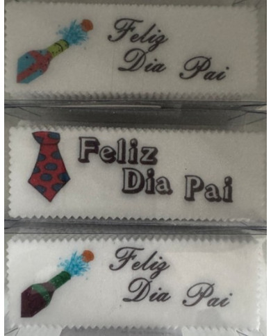 PLACAS OBREIA "FELIZ DIA DO PAI" C/50
