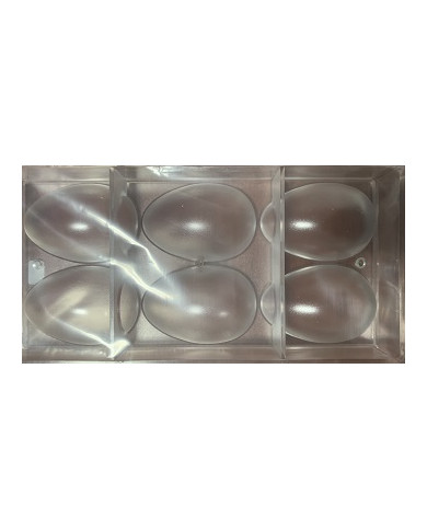 MOLDE POLICARBONATO OVO 80 GR(6) 81X54X27 1-309