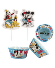 339269 - KIT DECORAÇÃO CUPCAKES C/TOPPERS MICKEY