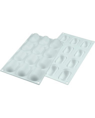 MF11219 - MOLDE SILIKOMART OVAL 12 ALMOFADAS