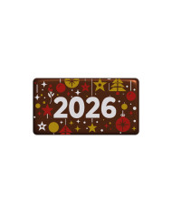 428192 - DECORAÇÃO CHOCO PLACA 2026 (60 UNID)