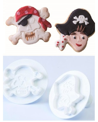 40-WB101 - CORTADOR PIRATA + CAVEIRA 2 PCS
